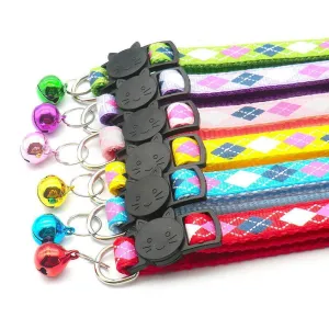 Argyle Breakaway Safety Cat Collar