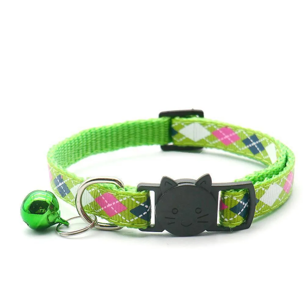 Argyle Breakaway Safety Cat Collar
