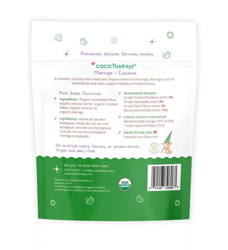 Coco-Gems Training Treats Moringa   Coconut
