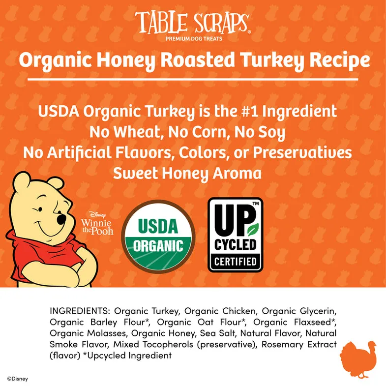 Disney Table Scraps - Winnie The Pooh Organic Honey Roasted Turkey Dog Treats - 5oz.