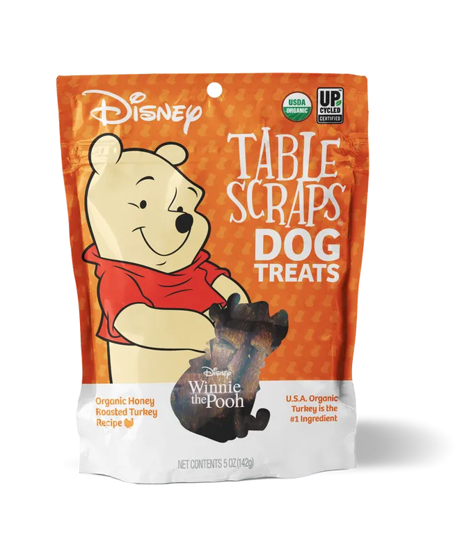 Disney Table Scraps - Winnie The Pooh Organic Honey Roasted Turkey Dog Treats - 5oz.