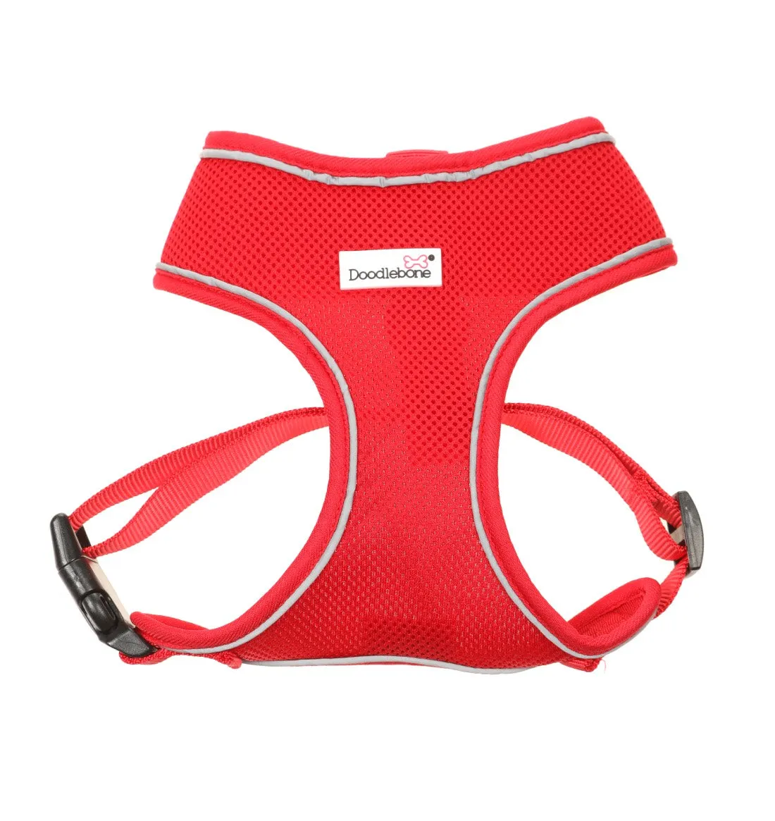 Doodlebone Airmesh Dog Harness - Ruby Red