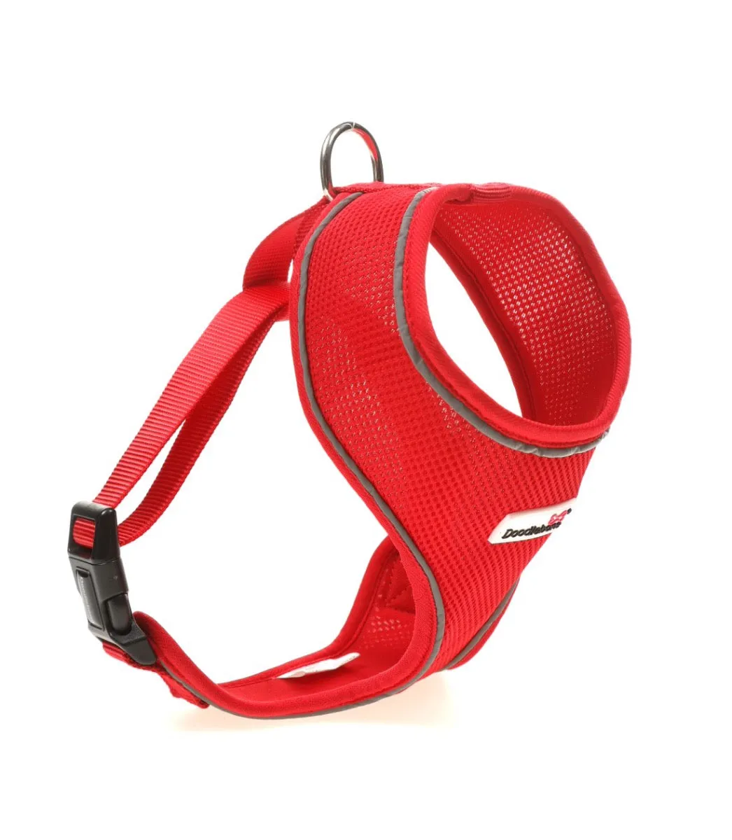 Doodlebone Airmesh Dog Harness - Ruby Red