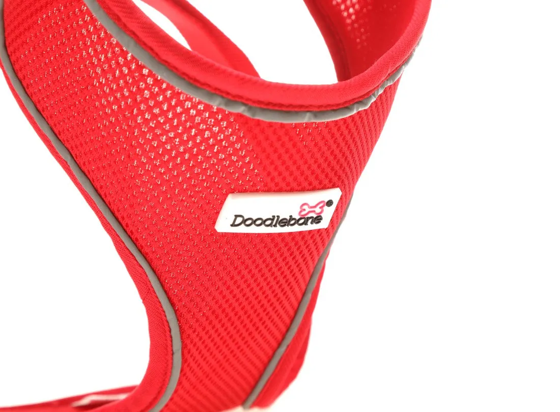 Doodlebone Airmesh Dog Harness - Ruby Red