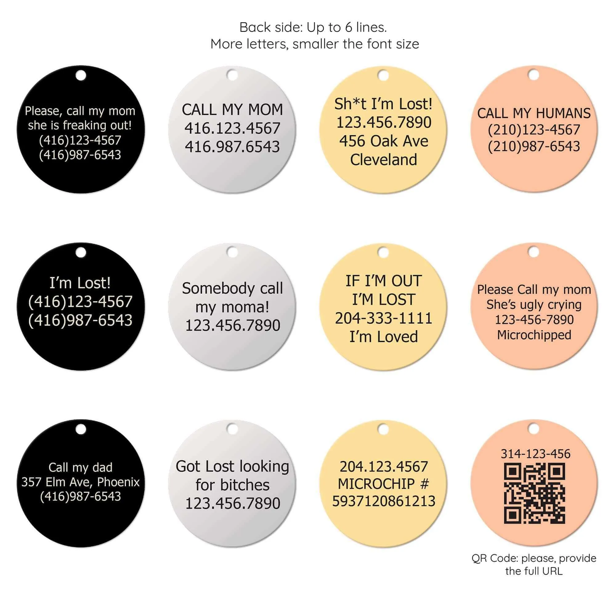 Engraved Dog Tags Canada - Abbie