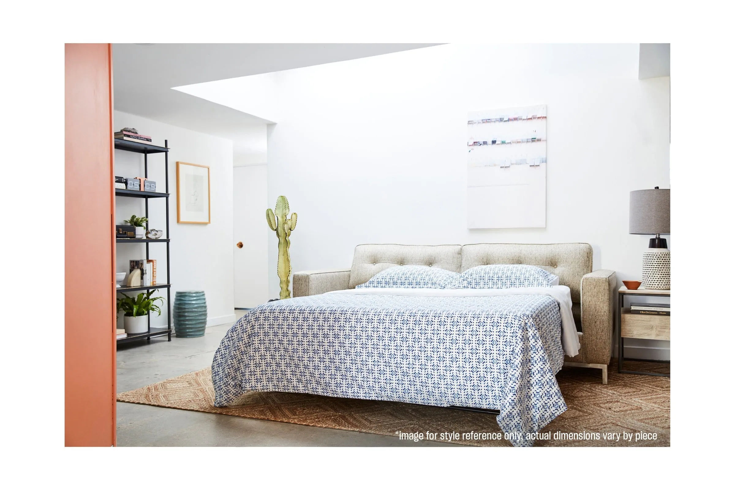 Fillmore Twin Size Sleeper Sofa Bed :: Sleeper Option: Deluxe Innerspring Mattress
