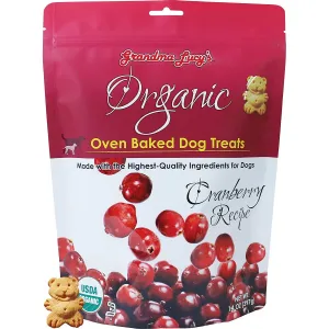 Grandma Lucy's Organic Cranberry Oven Baked Dog Treats 14oz