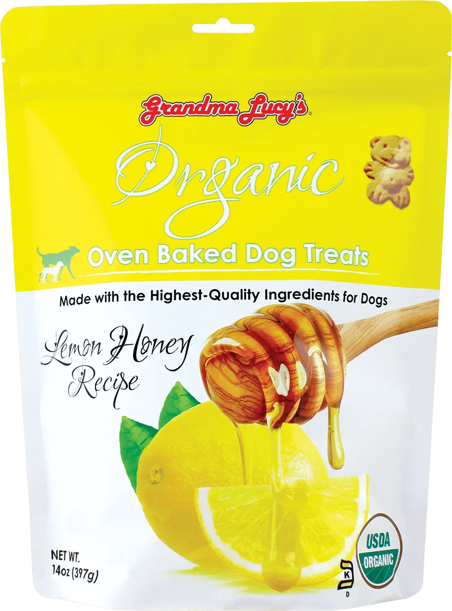 Grandma Lucy's - Organic Lemon Honey Oven Baked Dog Treats