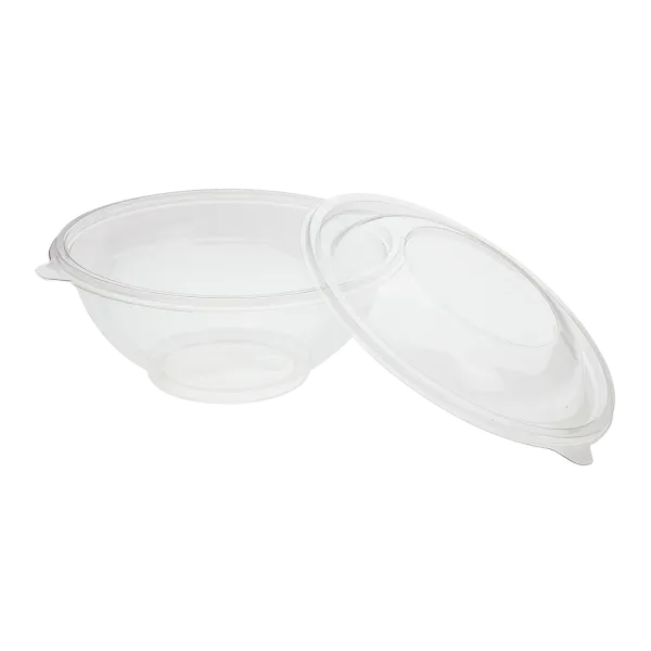 Karat 24 oz PET Plastic Salad Bowl Dome Lids (165mm) - 300 pcs