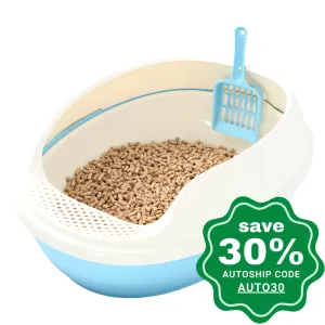 Makar - Open Cat Litter Box with scoop