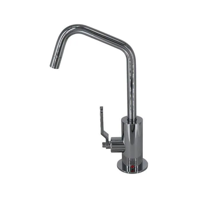 Mountain Plumbing MT1820-NLIH Hot Water Faucet with Contemporary Round Body Industrial Lever Handle