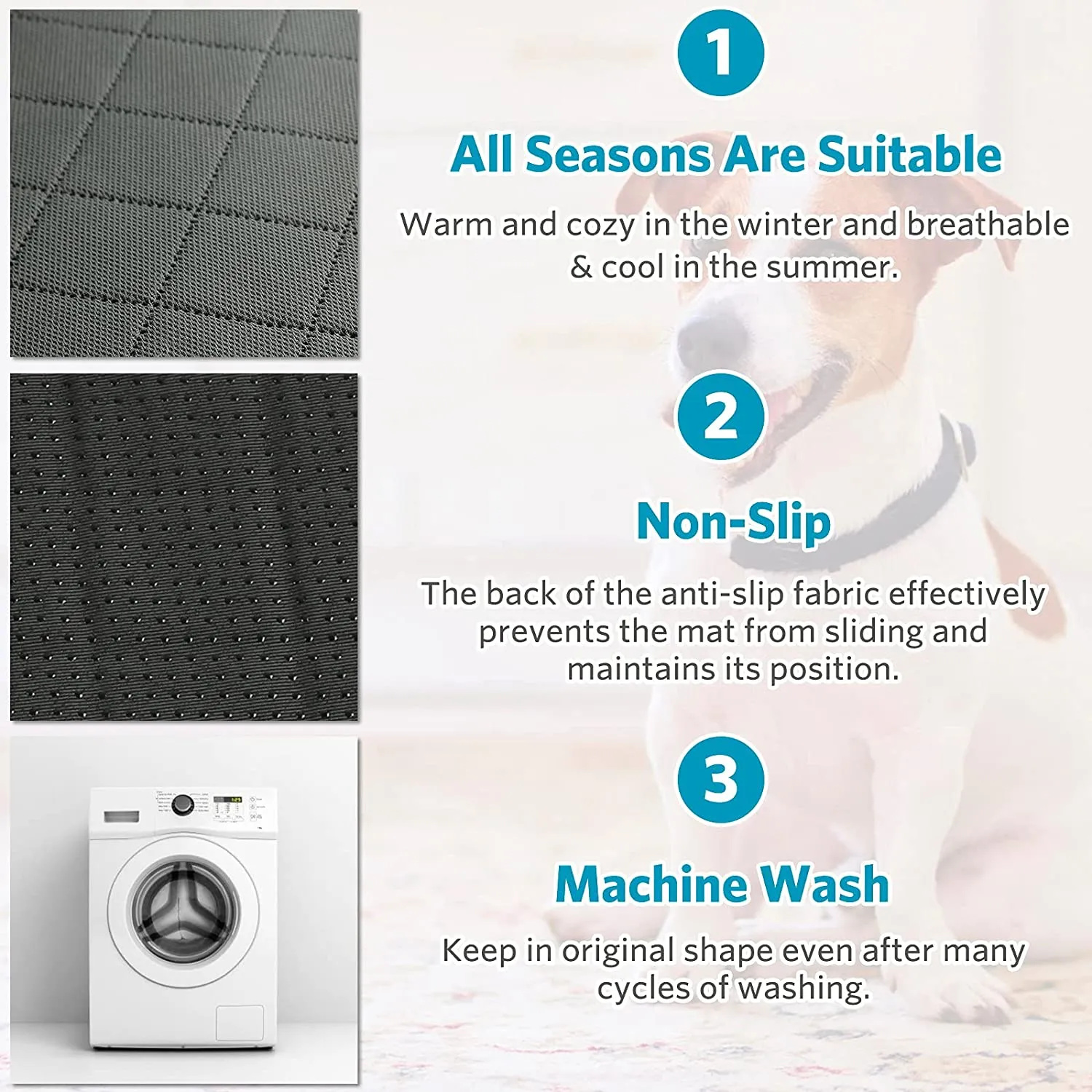 New Reusable Waterproof Dog Pee Pads Playpen Mat Cloth Potty Whelping Training Pad Absorbent Pet Mat, Sz Large!