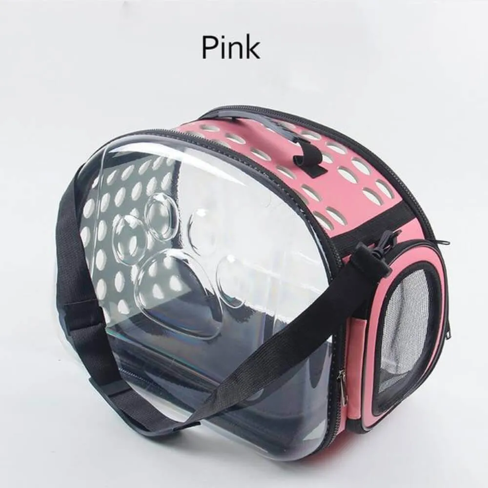 Pet Carrier Transparent Travel Bag