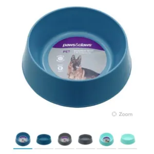 Pet Essentials Round Bowl - 21cm x 24.5cm x 7cm