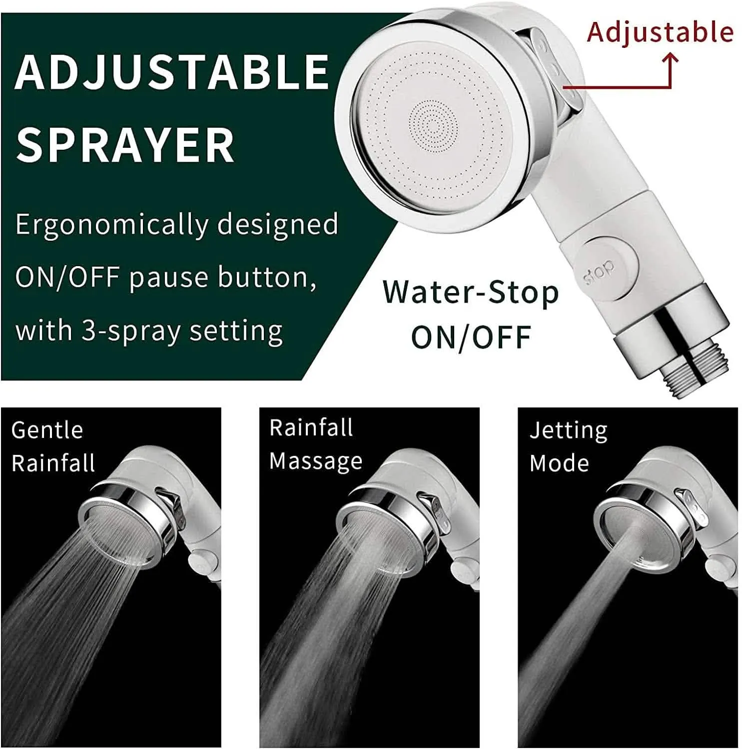 Pet Shower Attachment | Universal Faucet Sprayer with 6ft Hose | Adjustable Bath Tool for Dogs & Cats