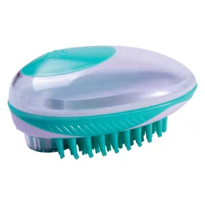 Shampoo dispensing brush for pets