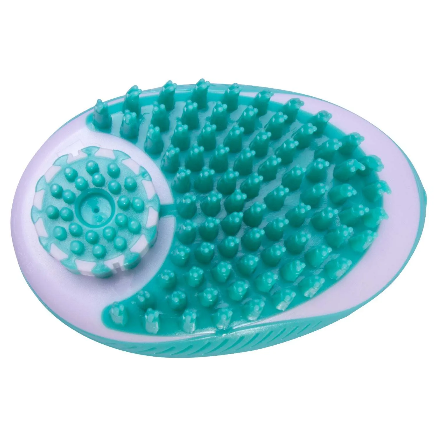 Shampoo dispensing brush for pets