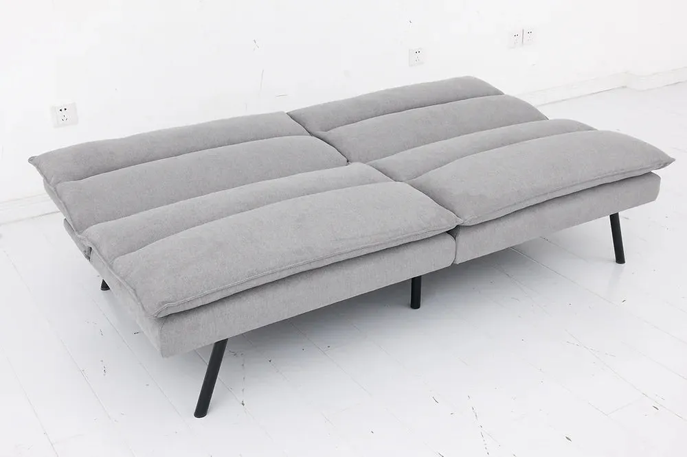 Soft Grey Fabric Memory Foam Sofa Bed- Model #8070