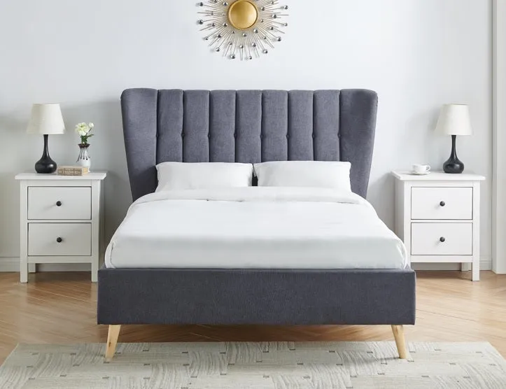 Tasya Dark Grey bed