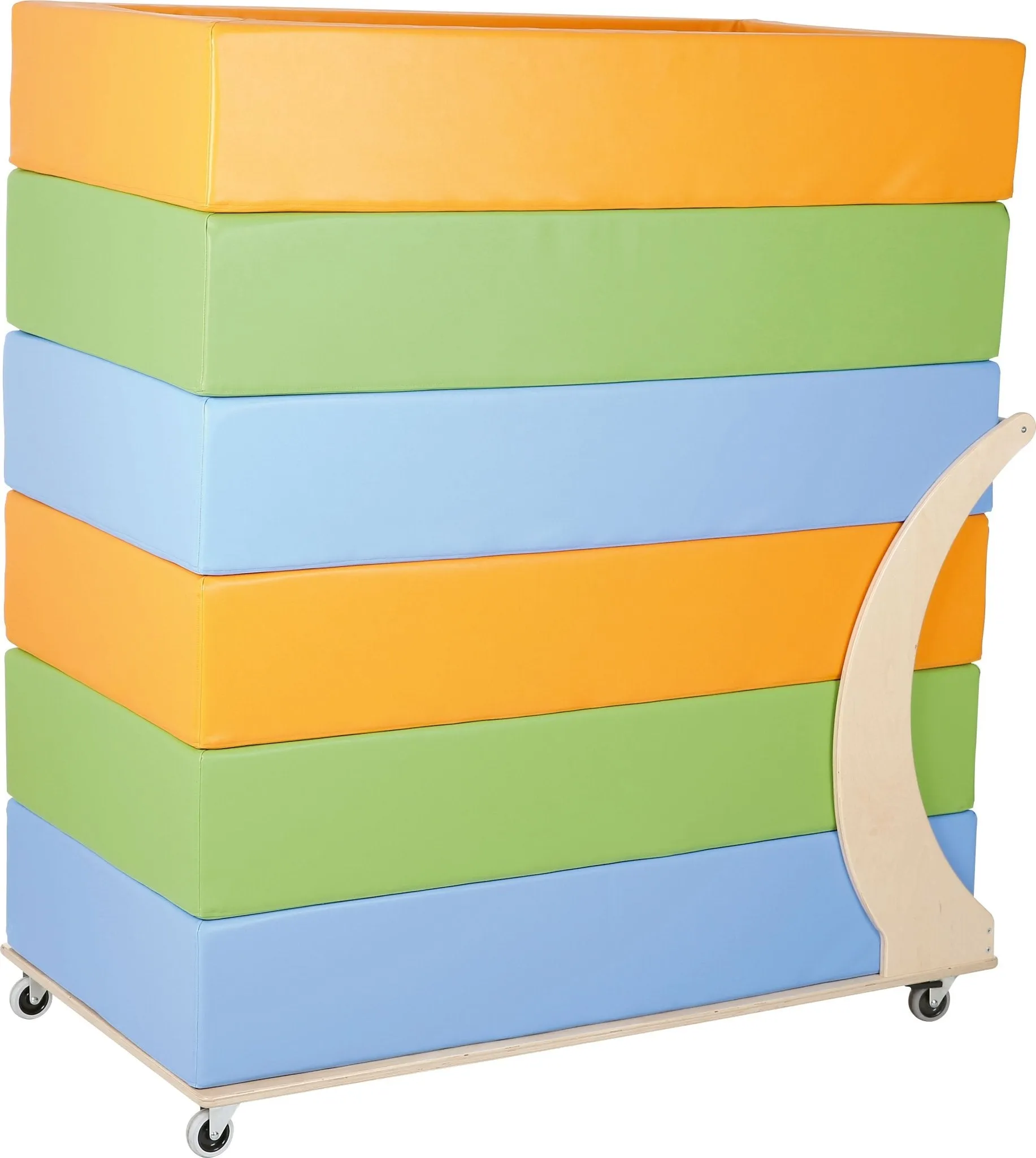Trolley for foam beds