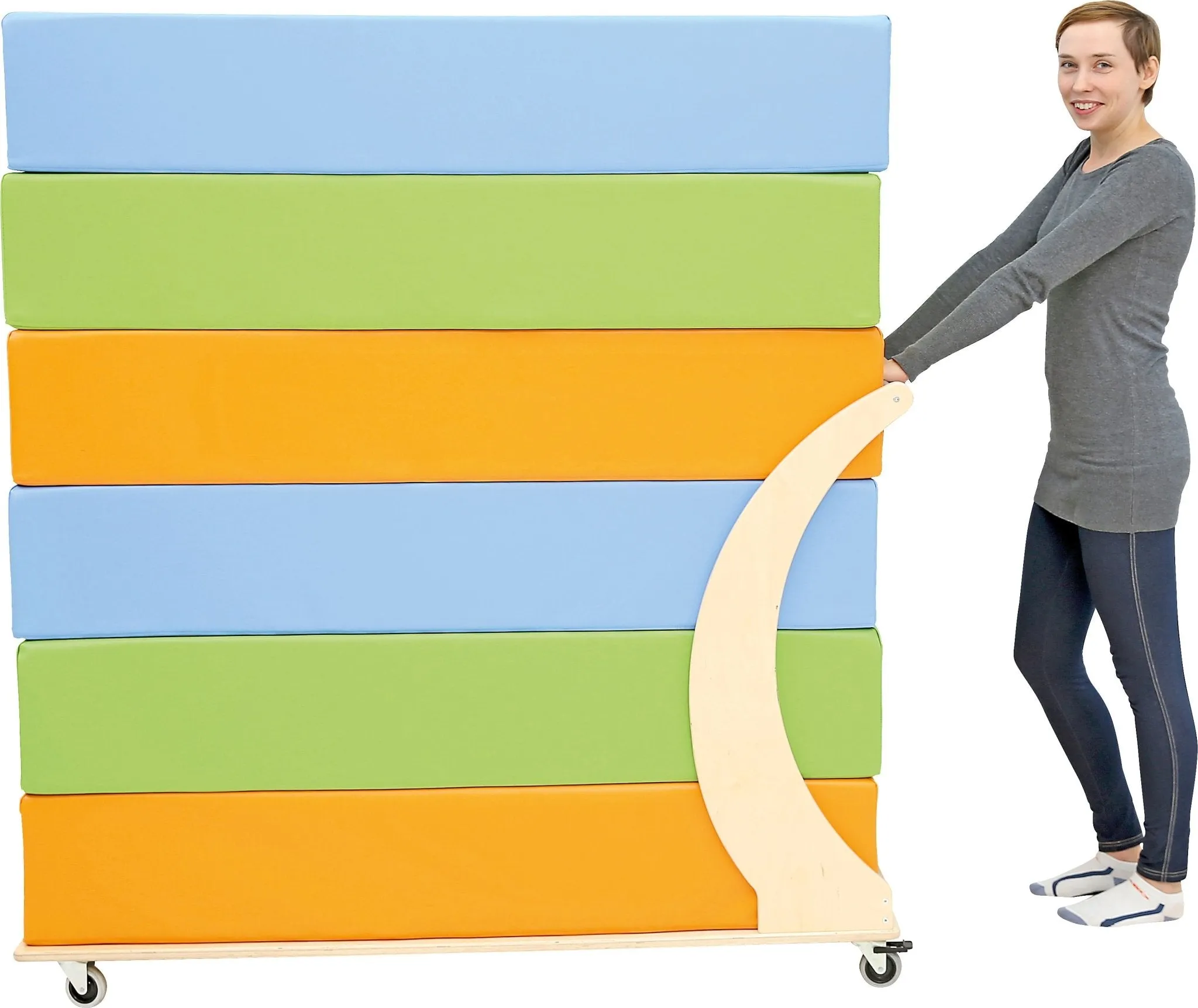 Trolley for foam beds